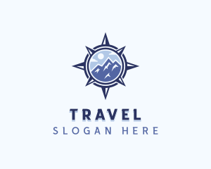 Travel Compass Adventure logo design