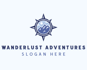 Travel Compass Adventure logo design