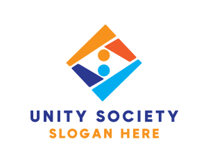 Society - People Team Collaboration logo design