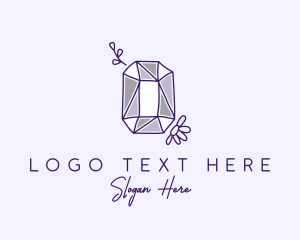 Crystal - Precious Quartz Gem logo design