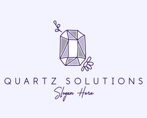 Quartz - Precious Quartz Gem logo design