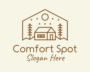 Hipster Outdoor House logo design