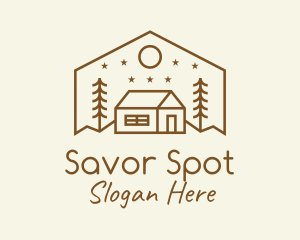 Hipster Outdoor House logo design