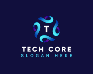 Tech Network Consultant logo design