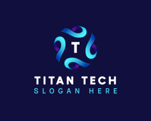 Tech Network Consultant logo design