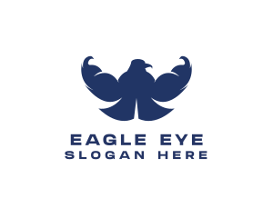 Strong Eagle Gym logo design