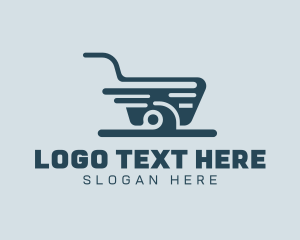 Supermarket - Supermarket Cart Shopping logo design