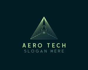 Pyramid Tech Developer logo design