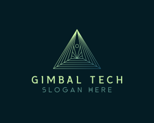 Pyramid Tech Developer logo design