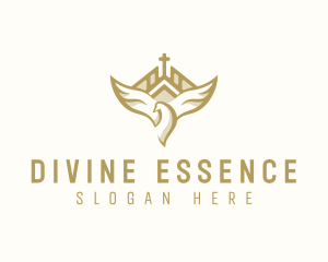 Sacred - Dove Christian Church logo design