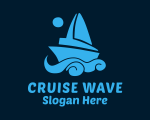 Cruiser - Nautical Sailboat Yacht logo design