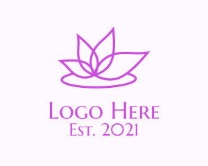 Lotus - Beauty Lotus Petals logo design