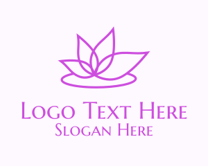 Beauty Lotus Petals Logo