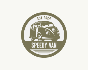 Van - Hipster Van Automobile logo design