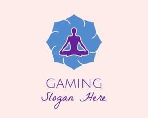 Yoga Instructor Silhouette  Logo