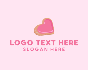 Cookie - Sweet Heart Cookie logo design