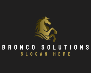 Wild Horse Stallion logo design