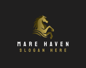 Mare - Wild Horse Stallion logo design