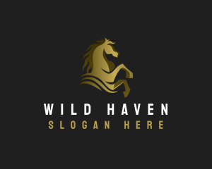 Wild Horse Stallion logo design