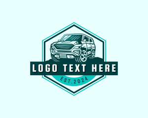 Sports Utility Vehicle - Mechanic SUV Automotive logo design