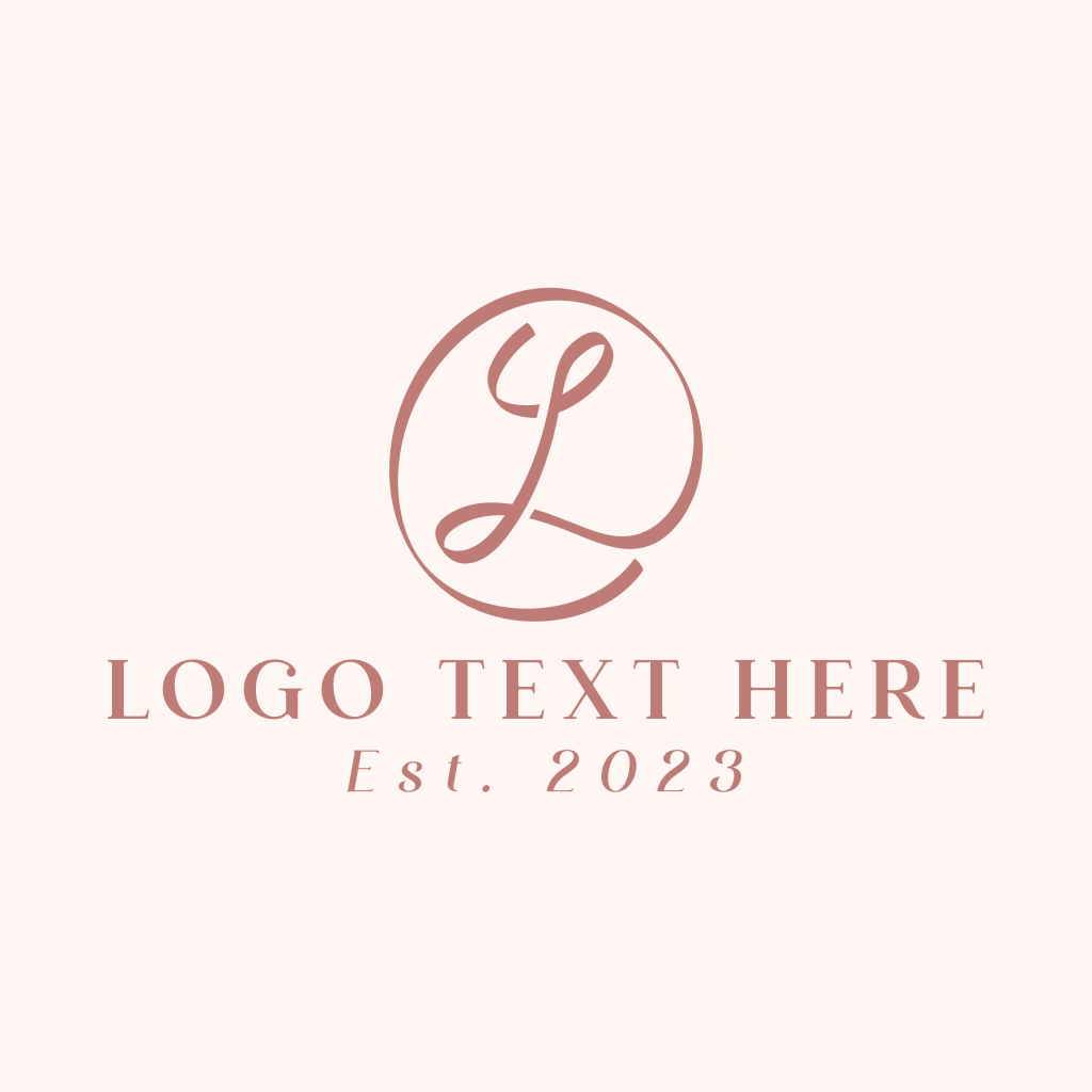 Beauty Salon Letter L Logo | BrandCrowd Logo Maker