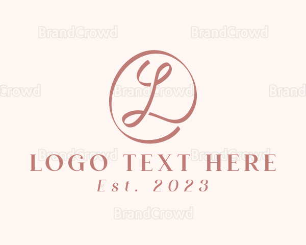 Beauty Salon Letter L Logo