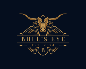 Bull Farm Horn logo design