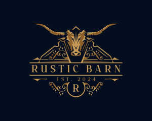 Bull Farm Restaurant logo design