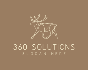 Stag Buck Wildlife logo design