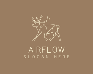 Stag Buck Wildlife logo design