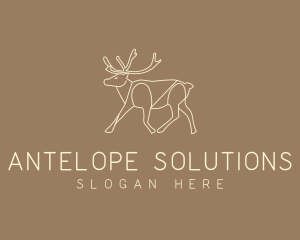 Stag Buck Wildlife logo design