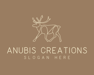 Stag Buck Wildlife logo design