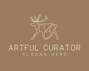 Stag Buck Wildlife logo design