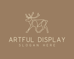 Stag Buck Wildlife logo design