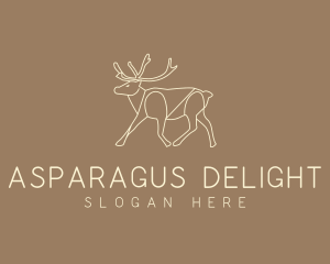 Stag Buck Wildlife logo design