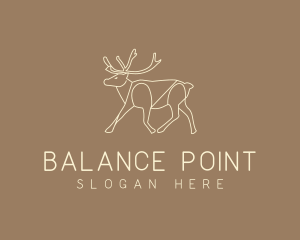 Stag Buck Wildlife logo design