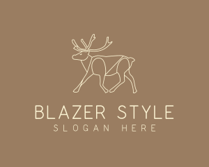 Stag Buck Wildlife logo design