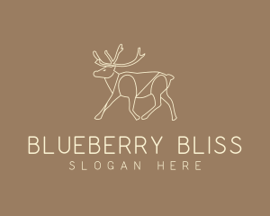 Stag Buck Wildlife logo design