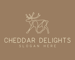 Stag Buck Wildlife logo design