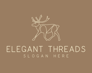 Stag Buck Wildlife logo design