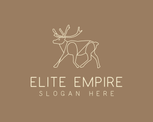 Stag Buck Wildlife logo design