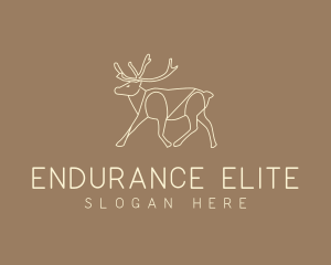 Stag Buck Wildlife logo design