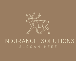 Stag Buck Wildlife logo design