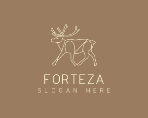 Stag Buck Wildlife logo design