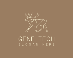 Stag Buck Wildlife logo design