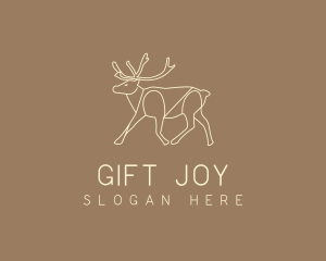 Stag Buck Wildlife logo design