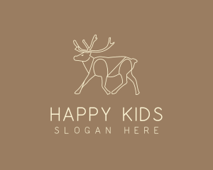 Stag Buck Wildlife logo design