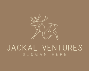 Stag Buck Wildlife logo design