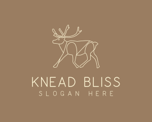 Stag Buck Wildlife logo design