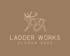 Stag Buck Wildlife logo design